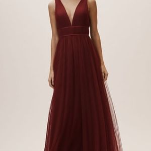 New Jenny Yoo Sarita dress in Cabernet